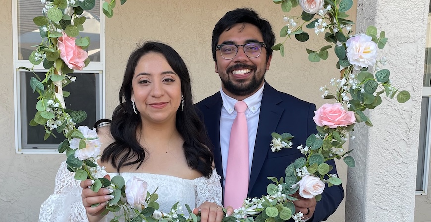 Carlos Diaz Alvarenga and his wife, Rocio Medrano Calderon, are pictured.